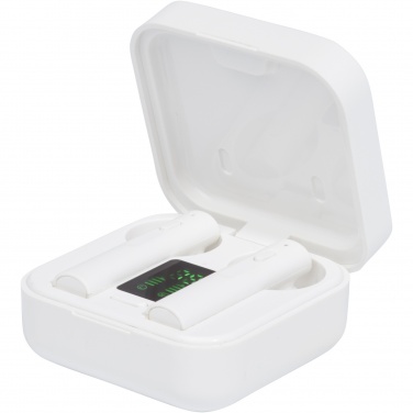 Logotrade corporate gift image of: Tayo solar charging TWS earbuds 