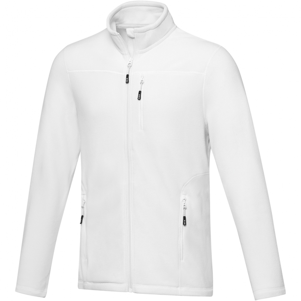 Logotrade promotional gift image of: Amber men's GRS recycled full zip fleece jacket