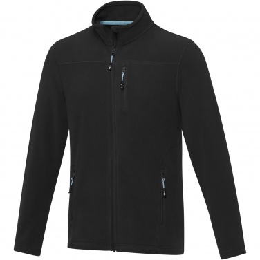 Logo trade promotional merchandise picture of: Amber men's GRS recycled full zip fleece jacket