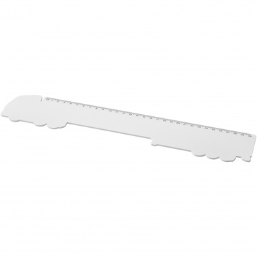 Logotrade promotional merchandise picture of: Tait 30cm lorry-shaped recycled plastic ruler