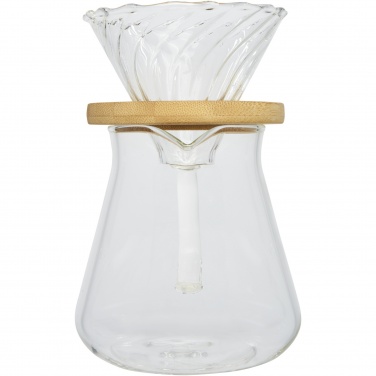 Logo trade promotional products image of: Geis 500 ml glass coffee maker