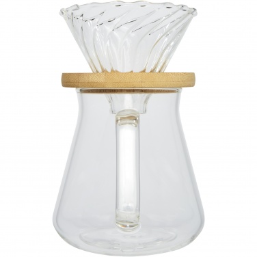 Logo trade promotional products image of: Geis 500 ml glass coffee maker