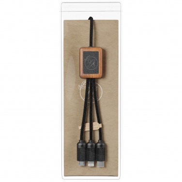 Logo trade business gifts image of: SCX.design C29 3-in-1 bamboo cable