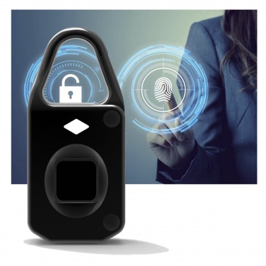 Logo trade advertising products image of: SCX.design T10 fingerprint padlock