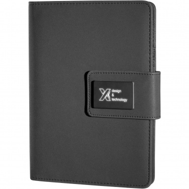 Logo trade promotional items image of: SCX.design O16 A5 light-up notebook power bank