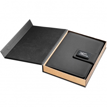 Logo trade promotional products image of: SCX.design O16 A5 light-up notebook power bank