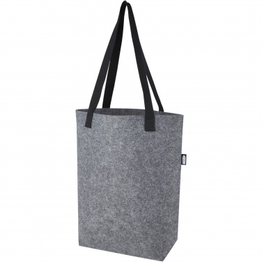 Logotrade promotional item picture of: Felta GRS recycled felt tote bag with wide bottom 12L