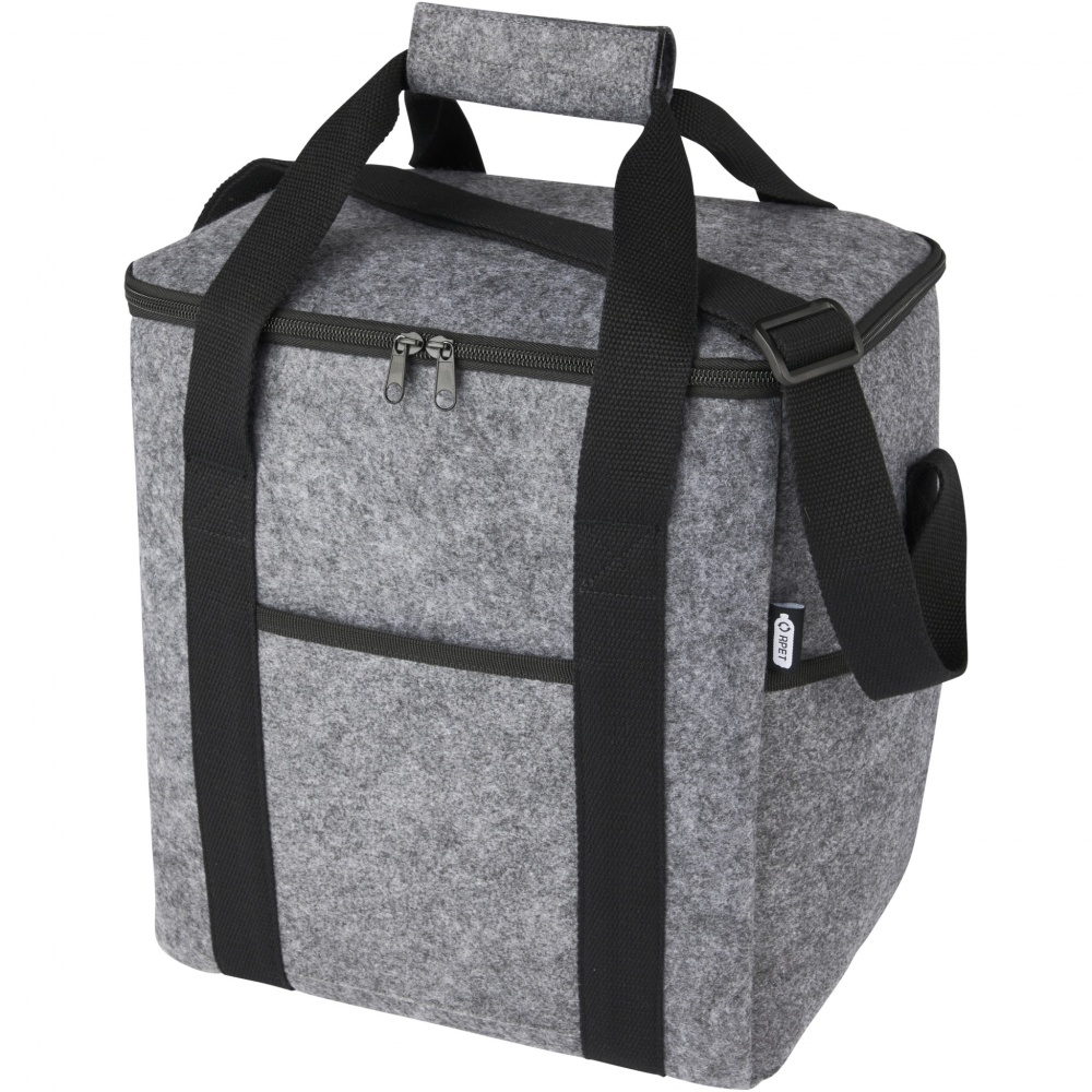 Logotrade promotional item picture of: Felta GRS recycled felt bottle cooler bag 21L