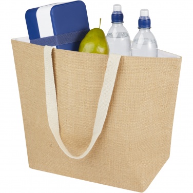 Logotrade promotional product image of: Juta 300 g/m² jute cooler tote bag 12L