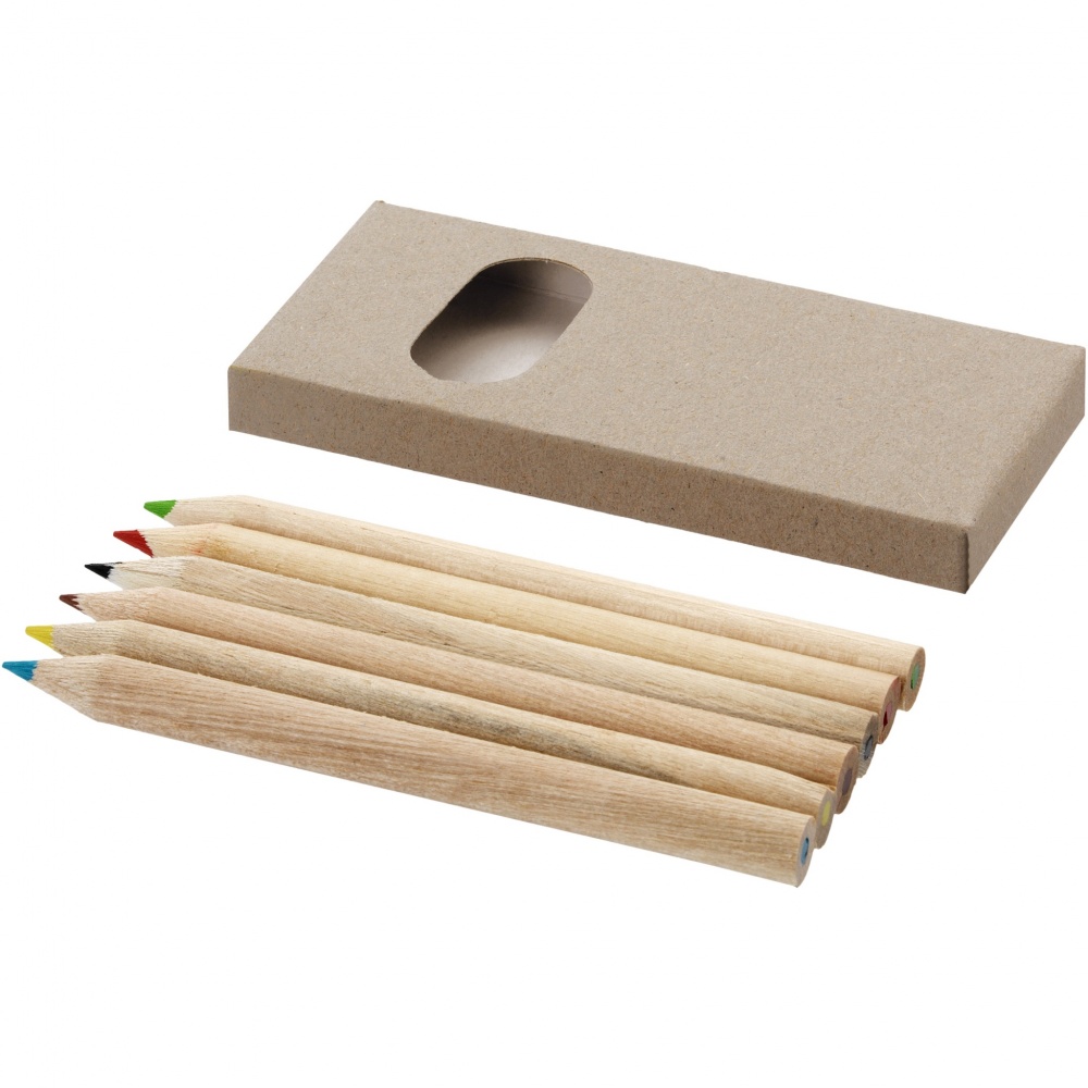 Logotrade promotional giveaways photo of: Artemaa 6-piece pencil colouring set