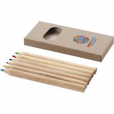 Logo trade promotional giveaway photo of: Artemaa 6-piece pencil colouring set