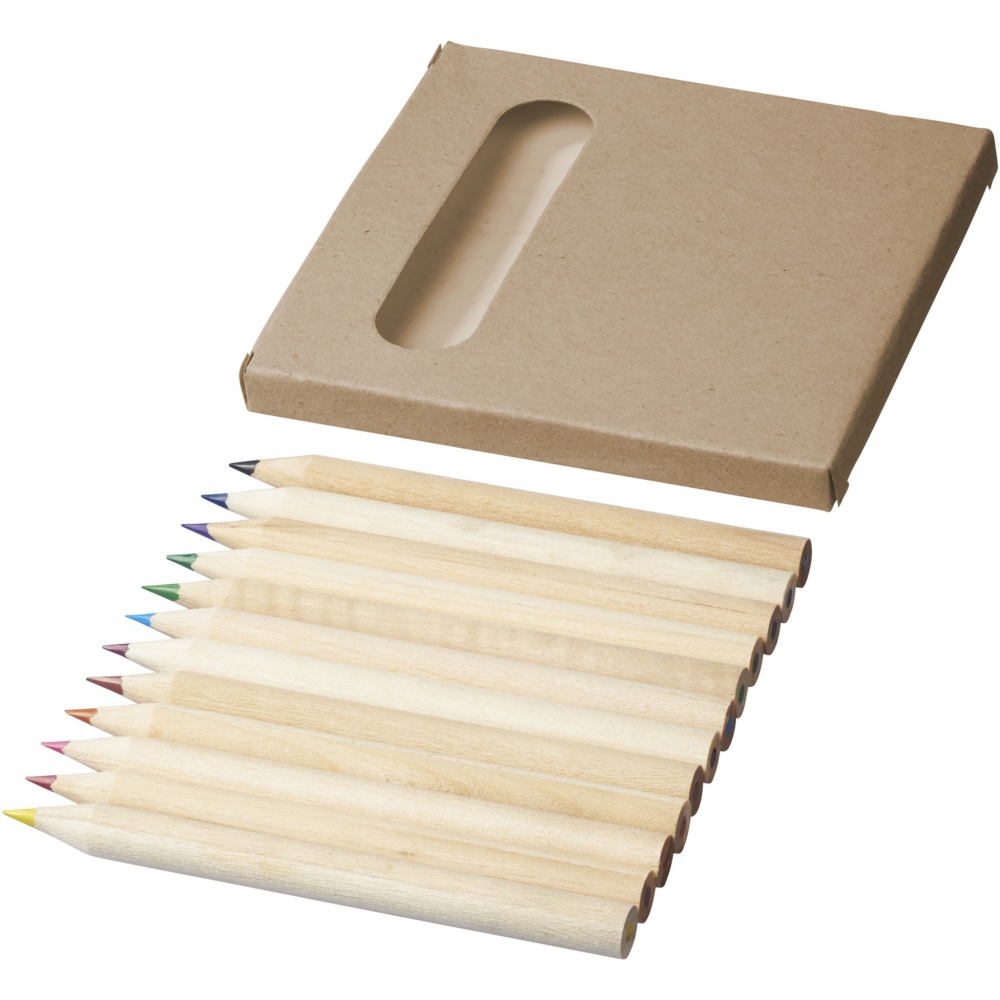 Logo trade advertising products picture of: Artemaa 12-piece pencil colouring set