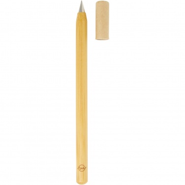 Logo trade promotional giveaway photo of: Perie bamboo inkless pen