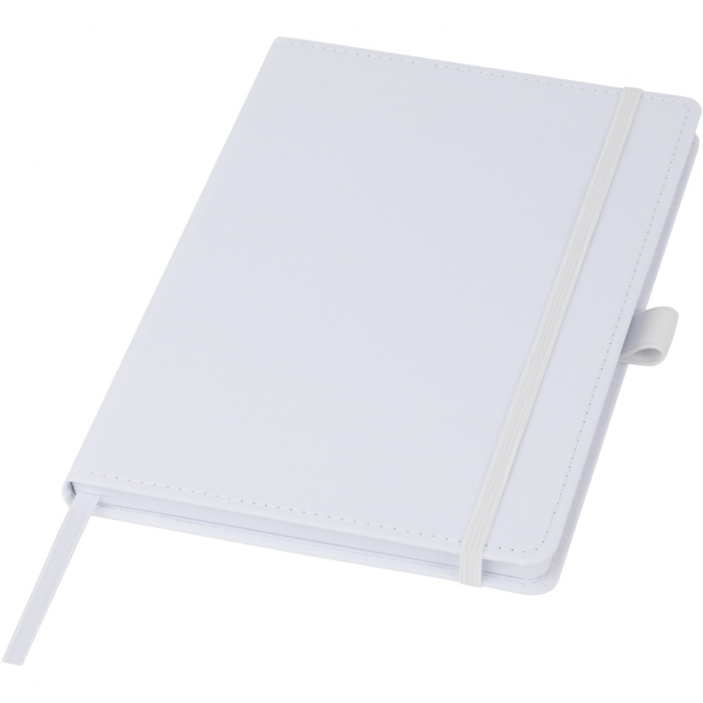 Logo trade corporate gifts image of: Thalaasa ocean-bound plastic hardcover notebook