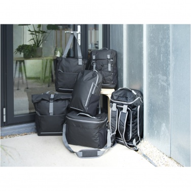 Logo trade promotional item photo of: Aqua 20-can GRS recycled water resistant cooler bag 22L
