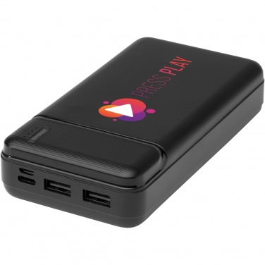 Logo trade promotional merchandise picture of: Loop 20.000 mAh recycled plastic power bank 