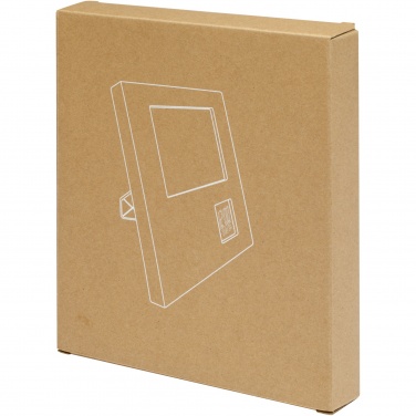 Logo trade promotional merchandise picture of: Sasa bamboo photo frame with thermometer