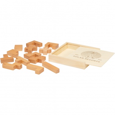Logo trade promotional products image of: Bark wooden puzzle