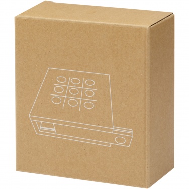 Logo trade promotional merchandise image of: Strobus wooden tic-tac-toe game
