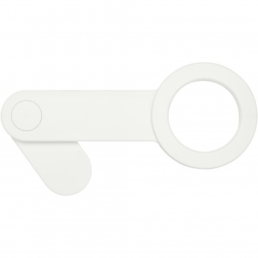 Logo trade promotional items image of: Hook recycled plastic desktop phone holder