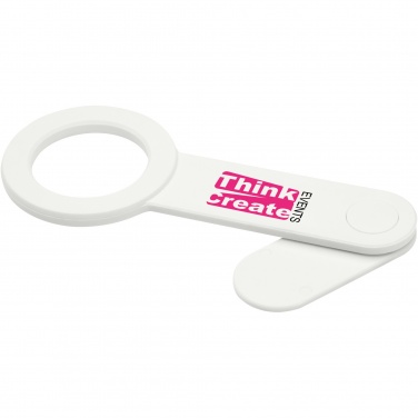 Logo trade corporate gifts image of: Hook recycled plastic desktop phone holder