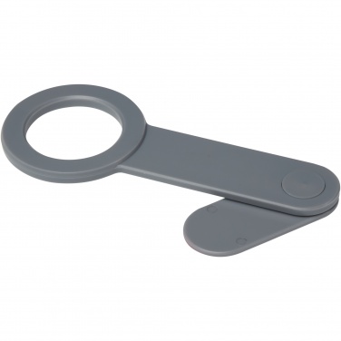 Logo trade promotional items image of: Hook recycled plastic desktop phone holder