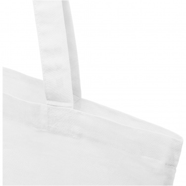 Logotrade promotional item picture of: Madras 140 g/m2 GRS recycled cotton tote bag 7L
