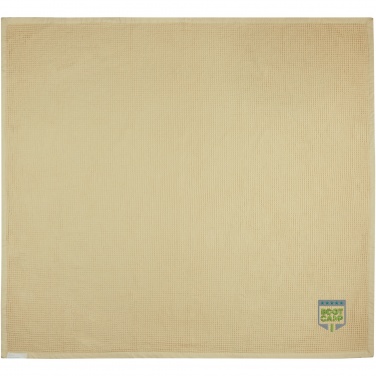Logo trade promotional giveaways picture of: Abele 150 x 140 cm cotton waffle blanket