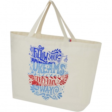 Logo trade promotional merchandise picture of: Cannes 200 g/m2 recycled shopper tote bag 10L