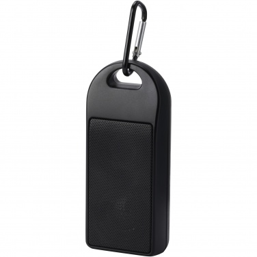 Logo trade promotional items image of: Omni 3W IPX4 RCS recycled plastic Bluetooth® speaker