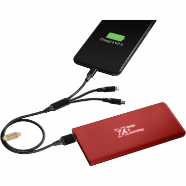 Logotrade promotional item picture of: SCX.design P15 light-up 5000 mAh power bank