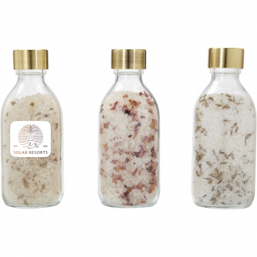 Logotrade corporate gift image of: Wellmark Just Relax 3-piece 200 ml bath salt gift set