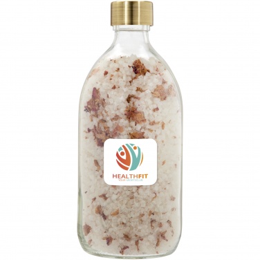 Logo trade promotional giveaway photo of: Wellmark Just Relax 500 ml bath salt - roses fragrance