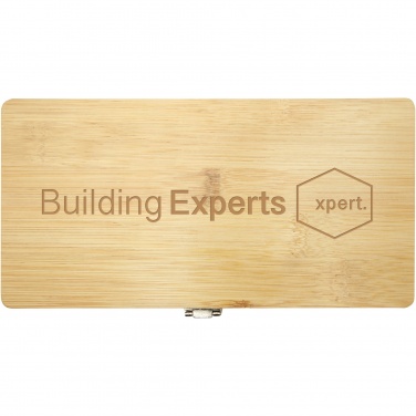 Logo trade promotional product photo of: Rivet 19-piece bamboo/recycled plastic tool set