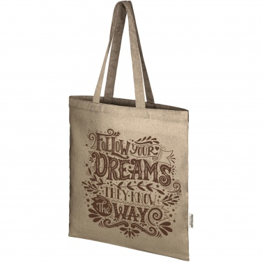 Logo trade business gifts image of: Pheebs 150 g/m² Aware™ recycled tote bag