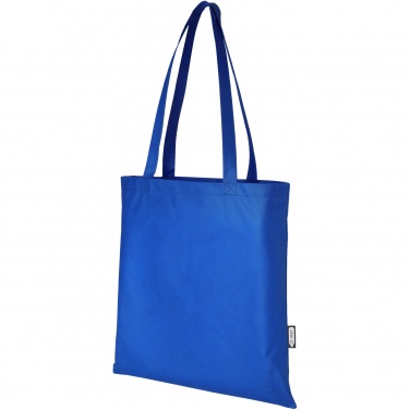 Logotrade promotional item image of: Zeus GRS recycled non-woven convention tote bag 6L
