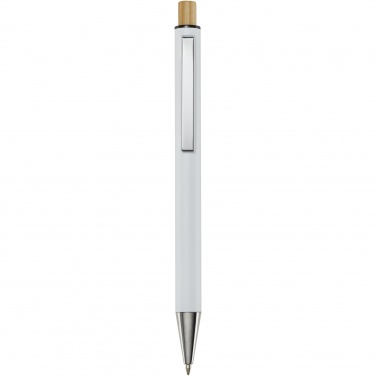 Logotrade corporate gift image of: Cyrus recycled aluminium ballpoint pen (blue ink)