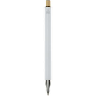 Logo trade promotional product photo of: Cyrus recycled aluminium ballpoint pen (black ink)