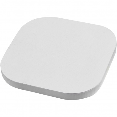 Logotrade promotional gift image of: Sticky-Mate® square-shaped recycled sticky notes with rounded corners