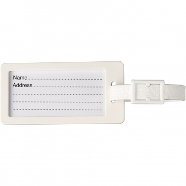 Logotrade promotional gift picture of: River recycled window luggage tag