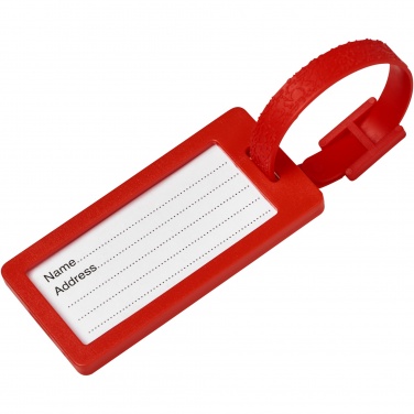 Logo trade advertising products image of: River recycled window luggage tag