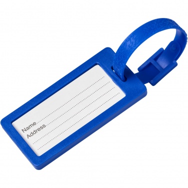 Logo trade promotional products image of: River recycled window luggage tag