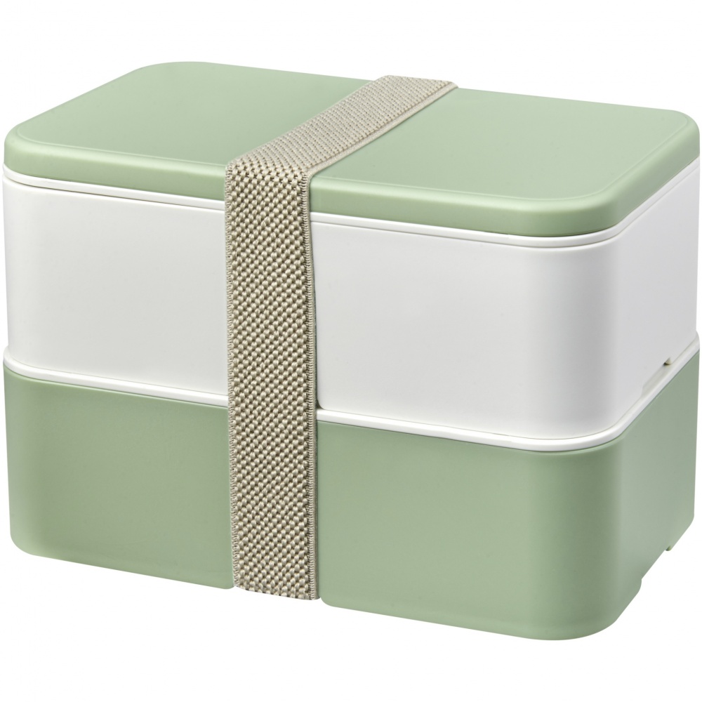 Logo trade advertising products picture of: MIYO Renew double layer lunch box