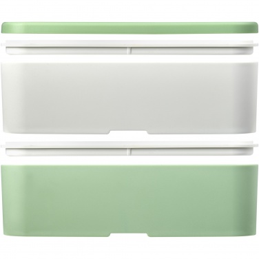 Logo trade corporate gifts picture of: MIYO Renew double layer lunch box