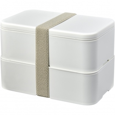 Logo trade promotional merchandise image of: MIYO Renew double layer lunch box