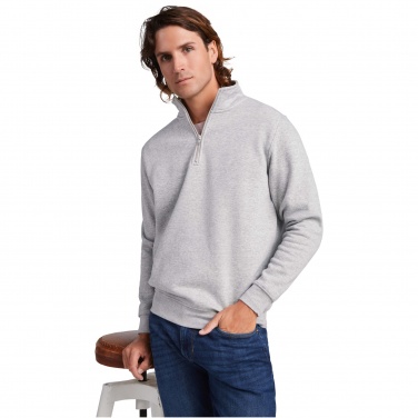 Logo trade corporate gift photo of: Aneto quarter zip sweater