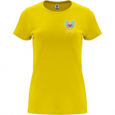 Logo trade promotional products picture of: Capri short sleeve women's t-shirt
