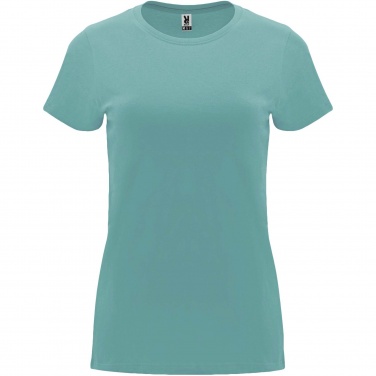 Logo trade promotional giveaway photo of: Capri short sleeve women's t-shirt