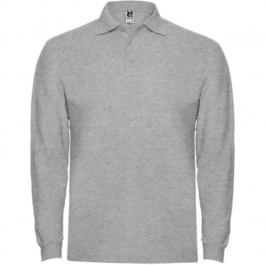 Logo trade promotional products image of: Estrella long sleeve men's polo