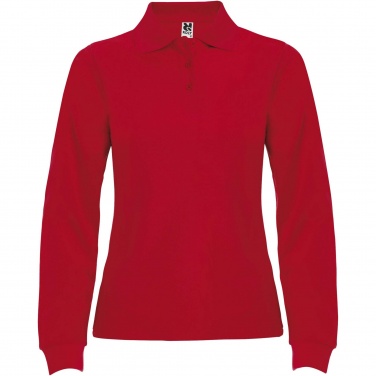 Logo trade promotional gifts image of: Estrella long sleeve women's polo